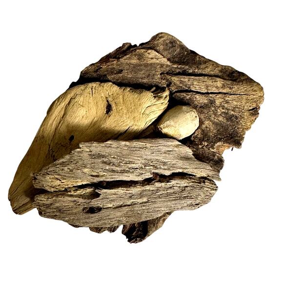 Handcrafted Art Design Driftwood Holy Family Angel 5PC Nativity Manger-Rare Find - Picture 8 of 14